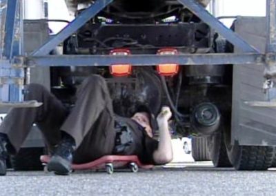 this image shows truck oil change in Ithaca, New York